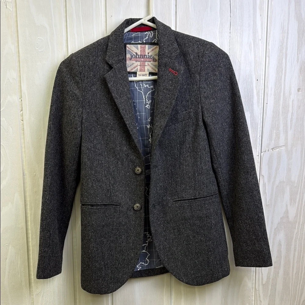 Boden Gray Blazer for Boys. Size 11-12 youth